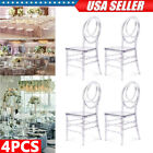 (vip listing) 4PCS Acrylic Resin Crystal Chiavari Ghost Dining Chairs