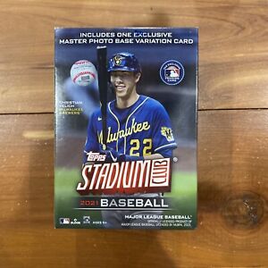 2021 Topps MLB Stadium Club Baseball Trading Card Blaster Box - Factory Sealed