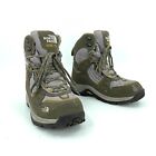 The North Face Prodigy Green Gray Winter Boots Womens Size 8.5