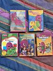 Barney Lot of 5 DVDs Barneys Halloween Party Super Singing Circus Numbers!