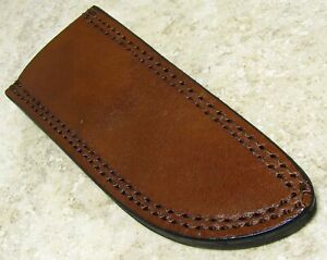 Leather Sheath for Fixed Blade Traditional Style Knife up to 6 1/2