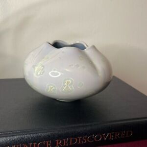 New ListingStudio Art Pottery Cystalline Rose Bowl Vase