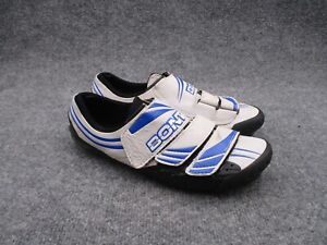 Bont Cycling Shoes Mens EU 38.5 USA 6.5 White Blue A3 Road Heat Moldable