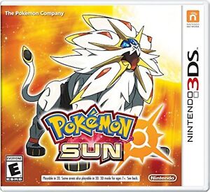 Pokemon Sun Nintendo For 3DS RPG 6E