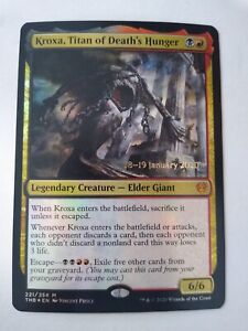 Kroxa, Titan of Death's Hunger - Prerelease Cards - Foil - 221/254 - MtG