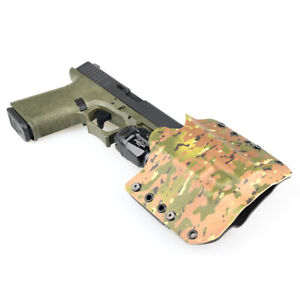OWB Kydex Holster for Handguns with a Streamlight TLR-7/7A - MULTICAM