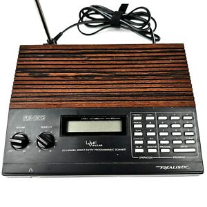 Vintage Realistic Radio Scanner Pro-2023 Programmable Receiver - Excellent