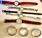 8 Watches Lot Silpada Gruen Timex Bulova Ecclissi Sterling Silver / Bulk Jewelry