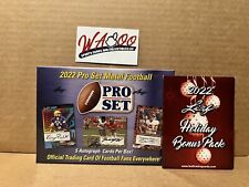2022 Leaf Pro Set Metal Football Hobby Box + 2022 Leaf Sealed Holiday Pack