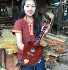 Thai Lao Phin Isan Mandolin Instrument String Folk Acoustic Music Guitar Harp