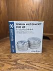 Snow Peak Titanium Personal Cooker Set SCS-020T great for the Camping & Outdoors