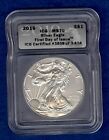 2019 American Silver Eagle ICG MS70 First Day of Issue