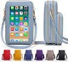 Small Crossbody Cell Phone Purse with Large Touch Screen for Women Mini Handbag