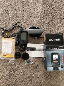 New ListingGarmin STRIKER  4cv Fishfinder with Chirp ClearVu Transduce, Power Cable & Mount