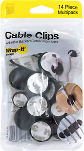 Wrap-It Storage - Cable Clips - Black