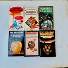 New ListingLot of 6 Vintage Ray Bradbury Paperbacks Science Fiction Books