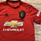 Adidas Manchester United Soccer Futbol Jersey Youth L  1999 Climacool Chevrolet