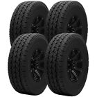 (QTY 4) 225/70R16 Nitto Dura Grappler 107H XL Black Wall Tires (Fits: 225/70R16)