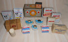 Vintage Lot Medical Metal Tins & Boxes Advertising Bandages Red Cross Cotton
