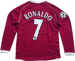 Manchester United 2006/07 Cristiano Ronaldo Home Soccer Jersey Men's Retro
