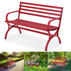 Outdoor Bench Patio Chair Metal Garden Furniture Deck Backyard Park Porch Seat