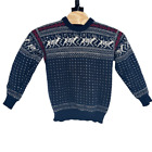 Dale Of Norway Vintage Reindeer Navy Blue Sweater 100% Wool Size XL 54 Men’s