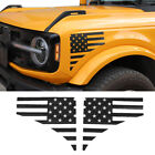 Side Fender Leaf Air Vent Sticker Cover Trim For Ford Bronco 2021+ Accessories (For: 2021 Ford Bronco Badlands 2.7L)