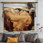 Flaming June By Sir Frederic Leighton Woven Tapestry Wall Hanging 100% Cotton