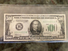 1934 A $500 Federal Reserve New York Five Hundred Dollar Bill Fr.2202
