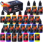 24 Colors Airbrush Paint Set Include Metallic and Neon Colors, Opaque & Water Ba