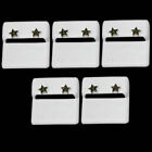 New Wholesale Lots 5Pcs 1/10 CT Black Diamond Star Stud Earrings In Sterling