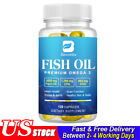 3600mg Omega 3 Fish Oil Capsules 3x Strength EPA & DHA Highest Potency 120 Pills