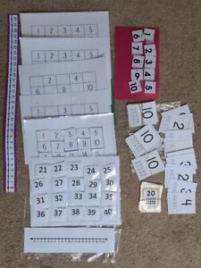 Counting & Digit/Number ID Manipulatives part Teacher made for Math practice EUC
