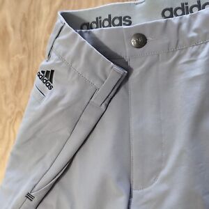 Adidas Performance Sticky Golf Shorts Men's 36 X 10 Khaki Gray Stretch Flaw
