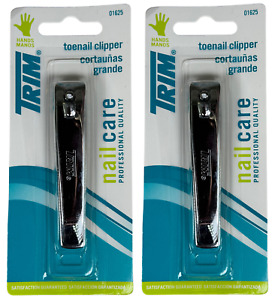 Trim Deluxe Toenail Clipper Professional Quality Nail Care Toe Nail Cutter 2Pack