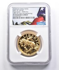 PF70 2021-W $100 Gold Liberty High Relief 2022 DC Mint HQ NGC *4279