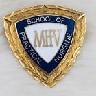 MHV School of Practical Nursing Graduate Award 10k Gold Lapel Brooch Pin 5.77g