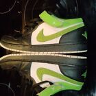 Size 13 - Air Jordan 1 Strap Low Black Electric Green