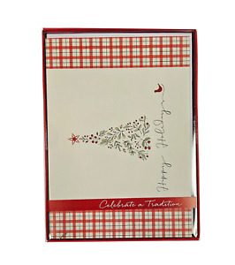 Happy Holidays Tree - Premium Boxed Holiday Cards - 18ct.