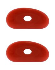 Soft Silicone Pottery Rib (Shape 1) - Ceramic Clay Sculpting Tool | 2 Pack