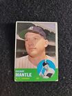 1963 Topps #200 Mickey Mantle Nice Color (Crease)