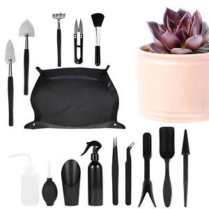 16pcs Mini Garden Tools Succulent Gardening Tools Kit For Seedling Soil Caring