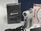 Aiptek A-HD+1080P Z5X5P Handheld Camcorder Personal Media Silver Player 60 FPS