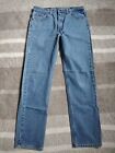 VINTAGE Levis 505 Jeans Mens 34x32 Blue Denim Regular Straight Made in USA
