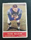 1964 Philadelphia #6 Tom Matte Rookie Card Baltimore Colts Halfback Ohio State