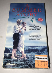 A SUMMER STORY Blockbuster VHS Movie Video James Wilby Susannah York Sophie Ward