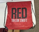 Taylor Swift RED Drawstring Bag Brand New Official TAYLOR  Merchandise Backpack