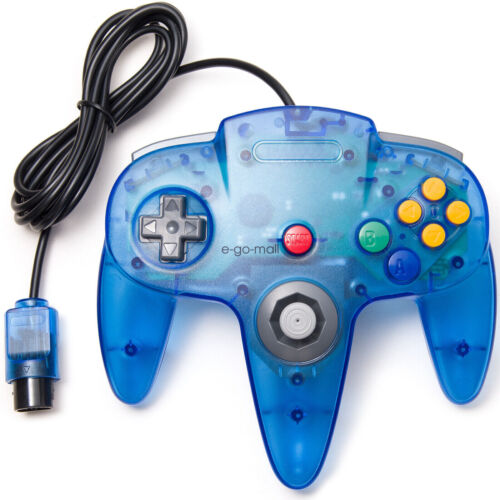 Classic N64 Controller Joystick Remote for N64 Video Game N64 Console -Ice Blue