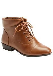 Comfortview Wide Width Darcy Bootie Lace-Up Short Ankle Boot Women's Winter