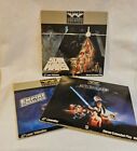 Star Wars Trilogy 6-Laserdisc LD Set Widescreen Format Original Versions 1989-90